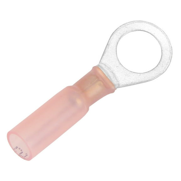 Pacer 22-18 AWG Heat Shrink Ring Terminal - 5/16" Stud Size - ... [TE18-56R-100]