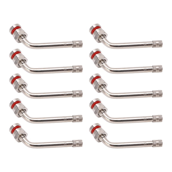 Octpeak 10 Pcs Truck Tire Valve Stems TR545D 60 Degree Valve Stem For 22.5in 24.5in Aluminum Wheels,Truck Tire Valve Stems,Truck Valve Stem