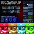 thumbnail image 5 of WiFi Smart Ceiling Light, RGB Color Changing Dimmable Lamp Fixture 3000K-6500K, 24W 2000 Lumen, with App & Voice Remote Control, for Bedroom Living Room Kitchen Party, 5 of 12