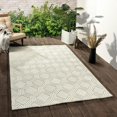 thumbnail image 3 of HomeRoots 5' X 7' Gray And Ivory Geometric Stain Resistant Indoor Outdoor Area Rug, 3 of 10