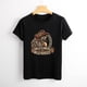 thumbnail image 5 of Women’s Graphic Tee Cotton T-Shirt Casual Wild Flowers Wild Horses Shirt, 5 of 7