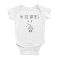 thumbnail image 1 of My Big Brother Is A Mouse Cute Baby Bodysuit Boy Girl, 1 of 5