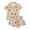 A-Khaki58, variant on JAJAHO Kids Girls Halloween Pajama Set Skeleton Print Short Sleeve Lapel Button‑Down Top And Shorts Sleepwear 2 Piece Pjs 3-14Y