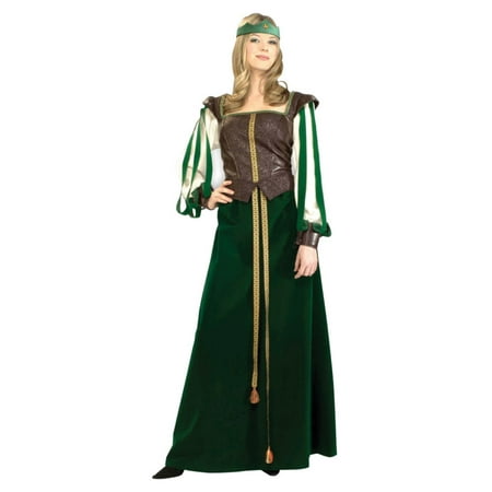 Green and Brown Maid Marion Women Adult Halloween Costume - Extra Large