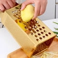 thumbnail image 4 of Rallador de Queso Multifuncional de Acero InoxidableTriturador de Acero Inoxidable de Cuatro CarasArtilugios de Cocina para Picar, 4 of 5