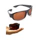 thumbnail image 1 of HD Vision Fold Aways Gafas de sol Deluxe UV Protection Enhance Color Fold Store Design As Seen On Tv- Single (Black) HD Vision HDFOLDAWAYBLACKSINGLE, 1 of 2