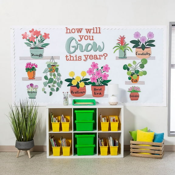 Fun Express What Will You Grow Classroom Bulletin Board Set - 11 Pieces