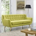 thumbnail image 3 of Modway Remark Upholstered Fabric Sofa in Wheatgrass, 3 of 5