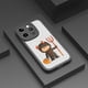 thumbnail image 1 of Eleve el estilo y la seguridad de su iPhone con una cubierta de teléfono de goma TPU a prueba de golpes, sofisticada y versátil con patrón de dibujos animados, 1 of 4