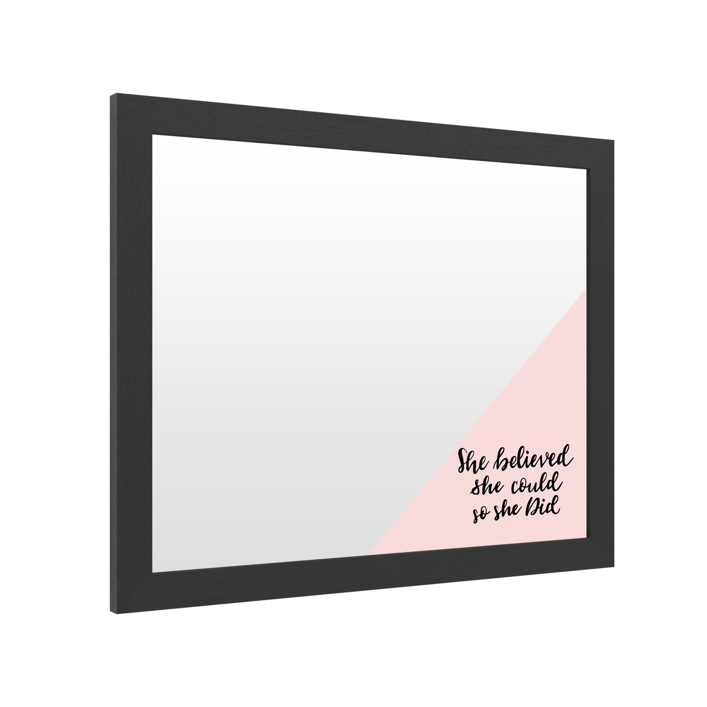 Trademark Fine Art 'She Believed She Could Pink' Markerboard by ABC