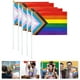 thumbnail image 3 of banderas del orgullo para exteriores, banderas de arcoíris portátiles para fiestas, decoraciones para fiestas del orgullo., 3 of 5