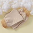 thumbnail image 3 of Teylalorva Girls Leggings Striped Thermal Pants Cozy Warm Elastic Waist Comfy Winter Long Trousers（2-17） Khaki Size 2-3Years, 3 of 6