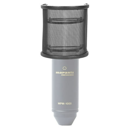 Rockville Pop Filter Curved Recording Mic Windscreen for Marantz MPM-1000