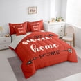 thumbnail image 2 of Feelyou Rustic Home Sweet Bedding Comforter Set for Adults Men Women, Arrow Quote Queen Bedding Sets, Red, Grey Reversible, 7pcs, 2 of 7