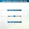 thumbnail image 4 of Cable de control de la cuchilla Unique Bargains No.946-1113A/746-1113A para Troy-Bilt TB210/TB200/TB320 para Craftsman 247.37440 /247.377000/247.377050, 4 of 7