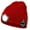 Red, variant on Zukuco Bluetooth Beanie Hat with Light, USB Rechargeable 4 LED Headlamp Cap with Wireless Headphones, Christmas Birthday Gifts for Men Women Husband Teen