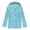 Light Blue, variant on Homenesgenics Womens Tops under $5 Women Solid Rain Jacket Outdoor Hooded Raincoat Windproof Top Blue L