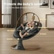 thumbnail image 3 of Baby Swing Monamii Bluetooth con altavoz de música de 5 velocidades, color negro, 3 of 6