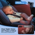 thumbnail image 7 of Baby Car Camera, 7'' HD Dual Channel Baby Car Monitor 1080P Rear Facing Baby Mirror with 150° Wide Angle, 7 of 7