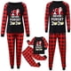 thumbnail image 2 of Pijamas de Navidad Para La Familia Trajes A Juego Mujer Mamá Carta Impreso Top + Pantalones Impresos Ropa de Navidad Odeerbi  ODB188976, 2 of 7