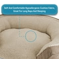 thumbnail image 6 of Arlee Step In Oval Round Cuddler Pet Dog Bed - Memory Foam - Chew Resistant - Large/Extra Large (choose your color), 6 of 9