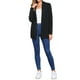 thumbnail image 2 of Cárdigan de punto INSPIRE CHIC para mujeres, de frente abierto, manga larga, ligero, suéter, ropa casual, XS Negro, 2 of 6