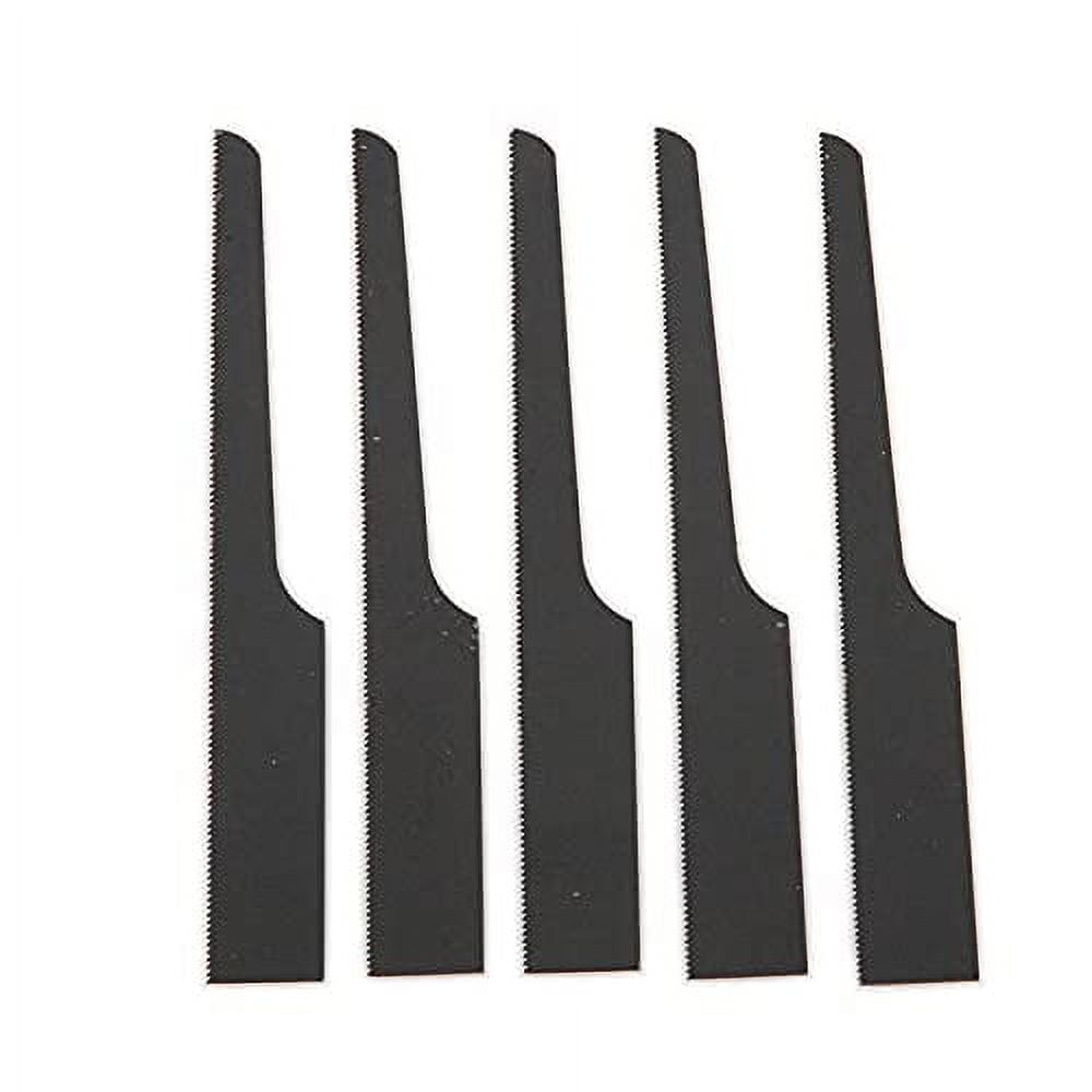 10PC Reciprocating Air Saw Blades Bi-Metal Wood Power Tool Accessories Black Air Saw Hacksaw Blades for Metal Woodcutting 32T