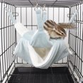 thumbnail image 1 of AURORA TRADE Small Pet Cage Hammock, Warm Plush Multi-layer Hanging Hammock Cage Accessories for Parrot Sugar Glider Ferret Squirrel Hamster Rat Hideout Playing Sleeping, 1 of 7