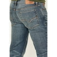 thumbnail image 4 of Moonshine Spirit Men's Bisbee Medium Wash Slim Straight Stretch Denim Jeans - MSFA24J94-MDW 33W x 34L  US, 4 of 4