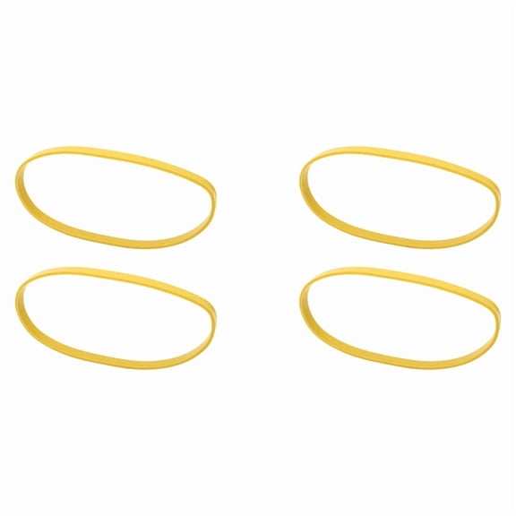 4 x Rubber Tire Band-Yellow