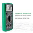 thumbnail image 4 of TFixol LCD Digital Multimeter 1999 Compte Voltmètre Électrique Ampèremètre Surcharge Protection Multifonctions Tension Continue Tension Capacité Résistance hFE Continuité Diode Testing (9V 6F22 Batte, 4 of 7