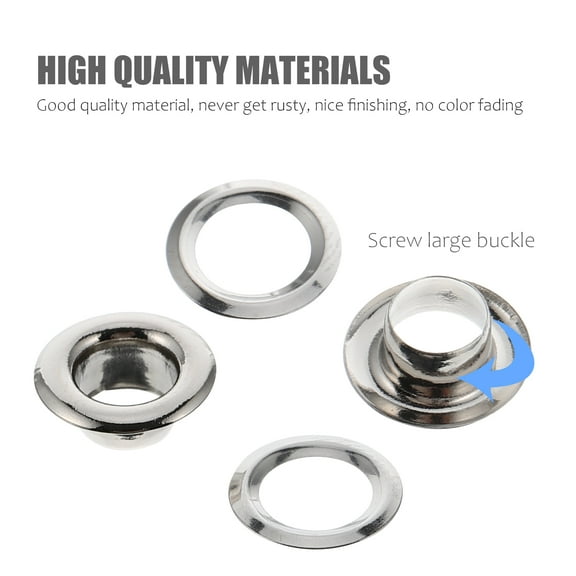 Zcyifa Curtain Grommets 100pcs Curtain Grommets Curtain Eyelet Ring Low Noise Brass Roman Ring