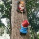 thumbnail image 3 of Gnomos Trepadores, Decoración de Cara de Árbol Al Aire Libre para Patio, Adorable Estatua de Puerta de Hada Abrazadora de Árbol de Gnomo para Árbol, 3 of 5