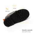 thumbnail image 5 of BURUDANI Boys Girls Kids Warm Waterproof Snow Boots Winter Outdoor Snow Boots KSTAR GREY/ORANGE Size 1, 5 of 5