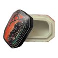 thumbnail image 3 of Hand Painted Hippo Soap Stone Keepsake Box Brown, 3 of 3