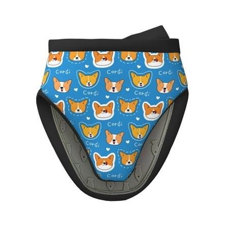 

Matuu Corgi Dog Face for Non-Slip Mini Oven Soft Silicone Mitt 5.9 x5.9