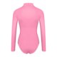 thumbnail image 3 of Gibobby Monos de Moda Mono de manga larga con cuello redondo y cuello redondo para mujer, mono Sexy con camisa de fondo(Rosa， S), 3 of 4
