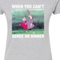 thumbnail image 3 of Disney - The Sword And The Stone - Merlyn & Mim Can't Agree on Dinner - Juniors Fitted Graphic T-Shirt, 3 of 5
