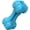 Blue, variant on Squeaky Dog Chew Toy, Tough Durable Natural Rubber Bone with Toothbrush, Indestructible for Aggressive Chewers Large Medium Breed Teeth Cleaning