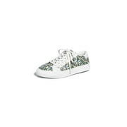 Tory Sport Women's Ruffle Sneakers, Wild Pansy/New Ivory, Floral, 9 M US