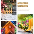 thumbnail image 5 of OUNONA 100Set Miniature Wood Fence for Garden Miniatures and Landscape Decor, 5 of 5
