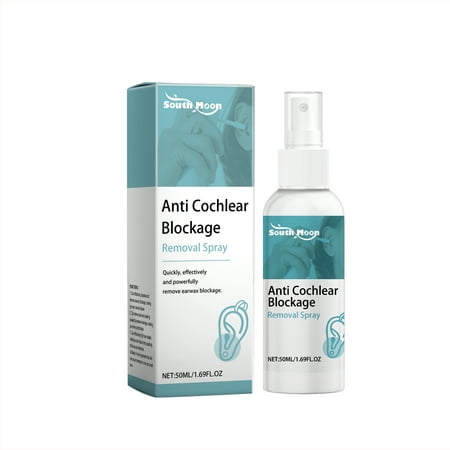 Anti Cochlear Blockage Removal Spray, Daily Gentle And Soothing Moisturizing Earwax Cleaning And Care Spray