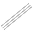 thumbnail image 1 of Unique Bargains 3Pack M4 x 170mm 0.7mm Pitch 304 Stainless Steel Fully Threaded Rod Bar Studs, 1 of 6