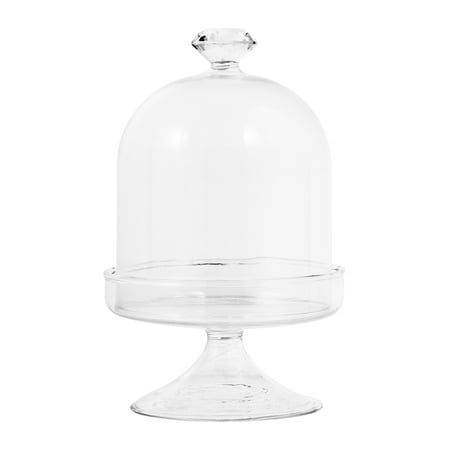 

1Set Home Cake Dish Professional Cake Display Premium Cake Plate with Glass Lid