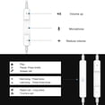 thumbnail image 2 of Paquete de 2 auriculares Everdigi para iPhone con cable y conector Lightning, 2 of 5