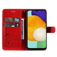 thumbnail image 2 of SaniMore for Samsung Galaxy A23 5G 6.6" 2023 Case, PU Leather Skin with Embossed Cat Flip Magnetic Cover Card Slots Kickstand Detachable Lanyard Full Around Wallet Case For Galaxy A23 5G, Red, 2 of 13