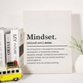 thumbnail image 4 of Mindset Definition Canvas Wall Art Motivational Mindset Quote Canvas Print Painting Office Home Wall Decor Framed Gift 12x15 Inch, 4 of 5