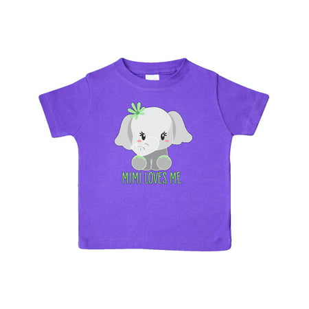 Mimi Loves Me- cute elephant Baby T-Shirt