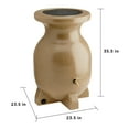 thumbnail image 7 of Koolscapes 55 Gallons Rain Barrel Beige Eco-Friendly 210L Rain Water Collection Barrel Durable Corrosion-Resistant, 7 of 7