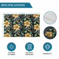 thumbnail image 6 of Yellow Boho Floral Placemats Set of 4, Vintage Southwestern Ethnic Tribe Botanical Placemats for Dining Table, Place Mats for Kitchen Tabletop, Waterproof Wipeable Dining Table Mats Set, 6 of 9